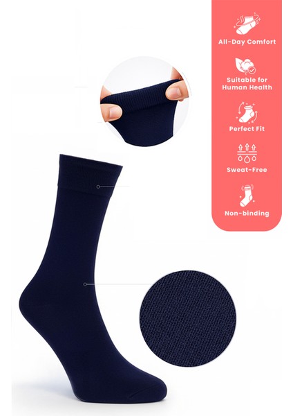 5'li Bambu Erkek Soket Çorap Seti - Karışık Renkli modelleri