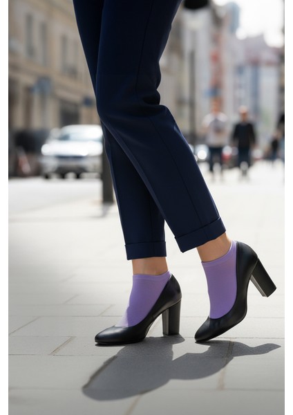 %100 Pamuk Birinci Kalite Penye Çorap Seti -Kadın 5'li Patik Çorap Seti modelleri