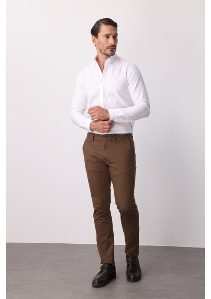Erkek Bej Dynamıc Fıt Std Pantolon