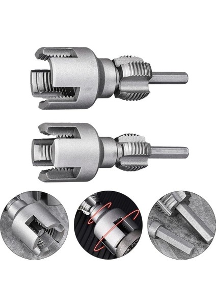 -2’ Li Set Iç Dış Plastik Boru Diş Açma Seti 1/2 ve 3/4 Inç Borularla Uyumlu fiyatları