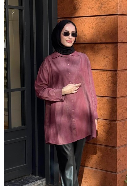 Gömlek 7163 Bordo modelleri
