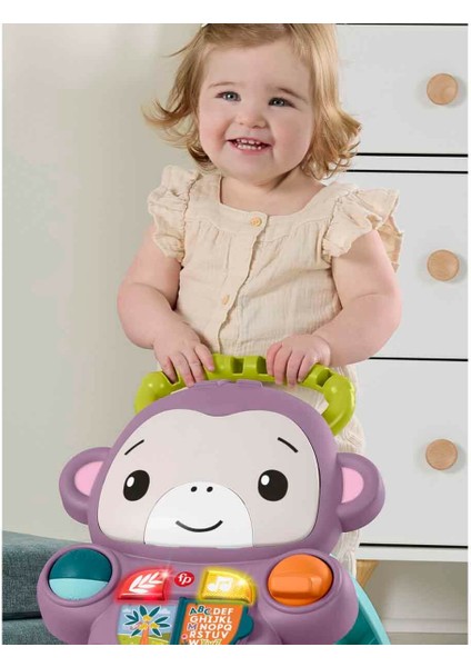 Benimle Öğren Mor Maymun Yürüteç JGW94 fırsatları