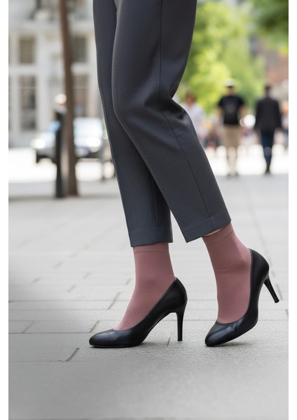 %100 Pamuk Birinci Kalite Penye Çorap Seti -Kadın 5'li Çorap Seti modelleri