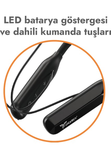 Cardinal Boyundan Askılı Bluetooth Kulaklık — iPhone 17 Pro Max / 16 / 14 Pro (600 Saat Üstün Bağlantı) modelleri