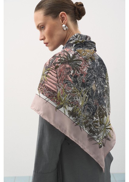 Jardin Secret Modal Eşarp Gül Kurusu modelleri