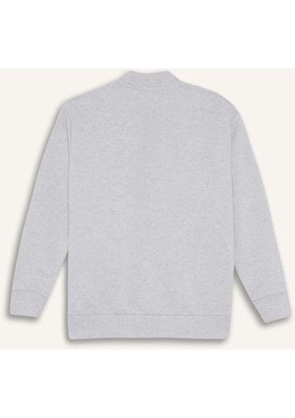 Erkek Çocuk Kolej Yaka Bomber Pike Hırka