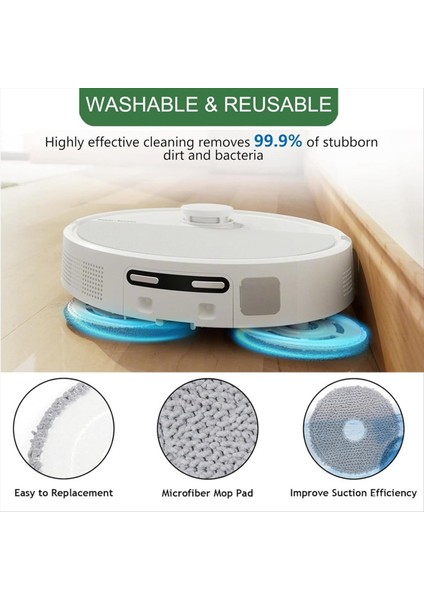 Irobot Roomba Plus 505/405 Combo Elektrikli Süpürge Aksesuarları Ana Yan Fırça Filtre Paspas Çantası Için Yedek Aksesuar Seti (Yurt Dışından) fırsatları