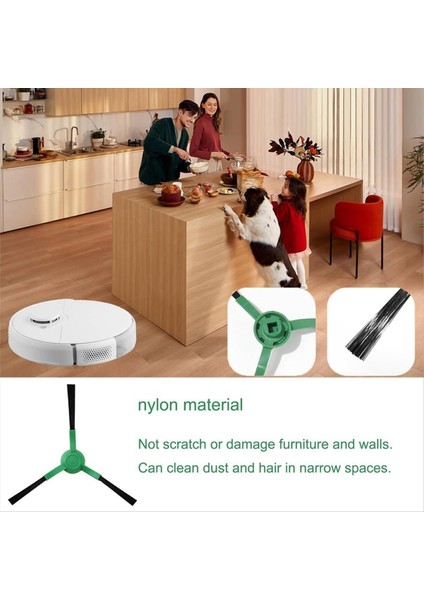 Irobot Roomba Plus 505/405 Combo Elektrikli Süpürge Aksesuarları Ana Yan Fırça Filtre Paspas Çantası Için Yedek Aksesuar Seti (Yurt Dışından) indirimleri