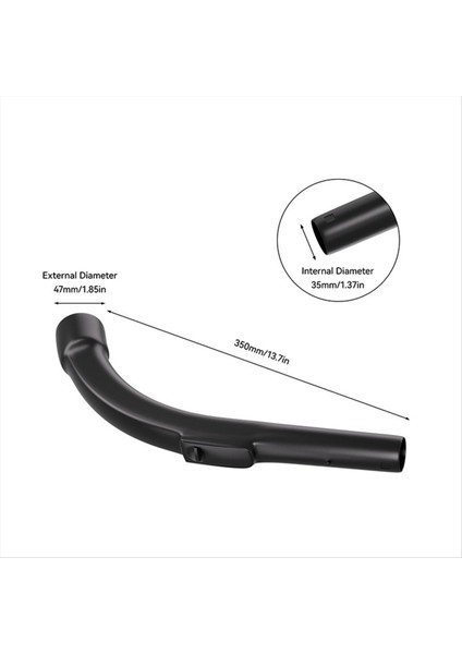 Miele C1/c3/s2/s4 Elektrikli Süpürge Aksesuarları Için Vakum Plastik Bükülmüş Uçlu Hortum Kolu Bükme Borusu (Yurt Dışından) fırsatları