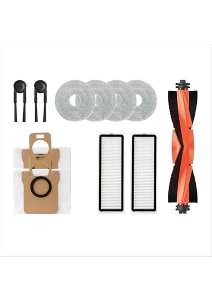 Xiaomi Mijia M40S OV31CN Elektrikli Süpürge Yedek Parçaları Ana Fırça Yan Fırça Hepa Filtre Paspas Bezi Toz Torbası (Yurt Dışından) indirimleri
