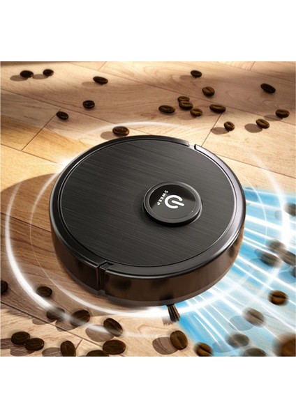 Akıllı Robotlu Süpürge 3 In 1 Süpürme Paspası Otomatik Şarj Güçlü Emiş 6000PA Evcil Hayvan Saçı Için Hardfloor Siyah (Yurt Dışından) fırsatları
