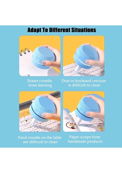 Akıllı Elektrikli Süpürge Daha Büyük Depolama Alanına Sahip Güçlü El Tipi Sessiz Elektrikli Süpürge Ölü Açılar Olmadan 360° Temizleme (Yurt Dışından) modelleri