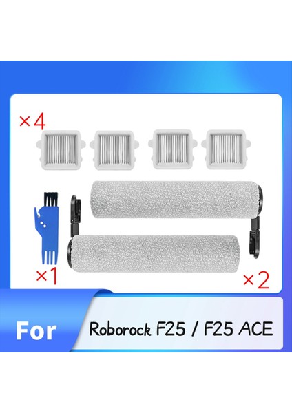 Roborock F25 / F25 Ace Elektrikli Süpürge Aksesuarları Için 2 Rulo Fırça ve 4 Hepa Filtre (Yurt Dışından) fiyatları