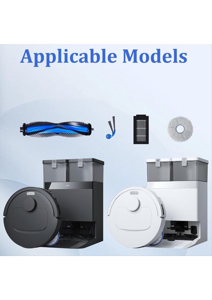 Ecovacs Deebot T30C Omni ve T30C Pro Omni Elektrikli Süpürge Ana Fırça Paspas Pedleri Toz Torbası Yan Fırçalar Için 26 Adet Yedek Parça (Yurt Dışından) fırsatları