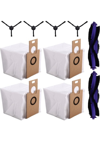 Ana Fırça Rulo Fırça Yan Fırçalar Tp-Link Tapo RV30 MAX/RV30 PLUS/RV20 Max Plus Robot Süpürge Için Toz Torbası Seti (Yurt Dışından) indirimleri