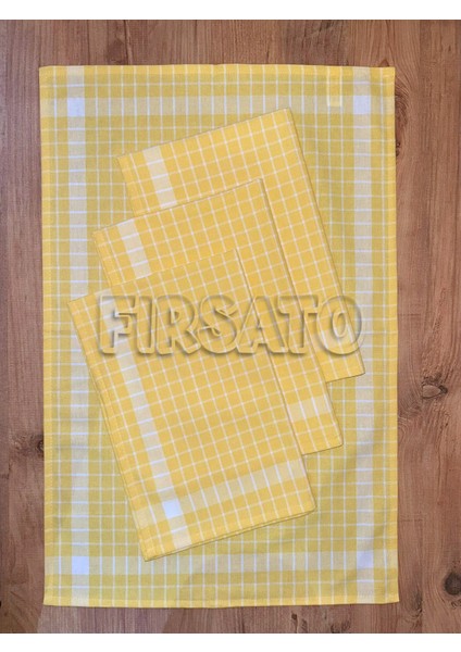 Grida Kareli 4'lü Mutfak Havlusu | Kurulama Bezi Oeko-Tex Sertifikalı modelleri