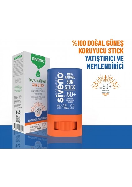 %100 Doğal Yüz Güneş Koruyucu Stick Renkli Mineral Filtre Nemlendirici UVA UVB SPF50+ 15 gr fırsatları