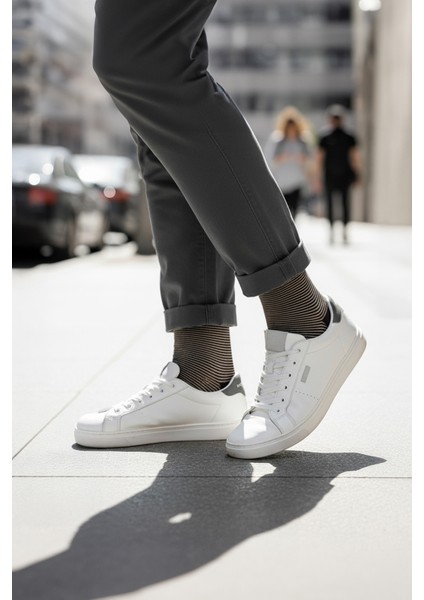 7'li Pamuk Erkek Soket Çorap Seti - Karışık Renkli Çemberli Çorap fırsatları