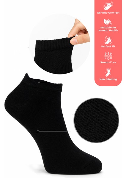 3'lü Pamuk Erkek Patik Çorap Seti - Karışık Renkli- Erkek Sneaker Çorap fiyatları