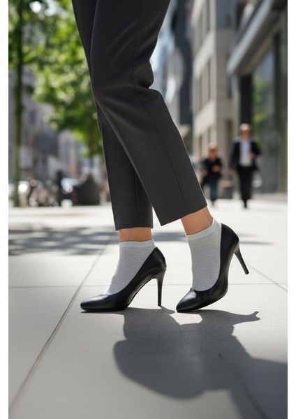 %100 Pamuk Birinci Kalite Penye Çorap Seti -Kadın 3'lü Patik Çorap Seti modelleri