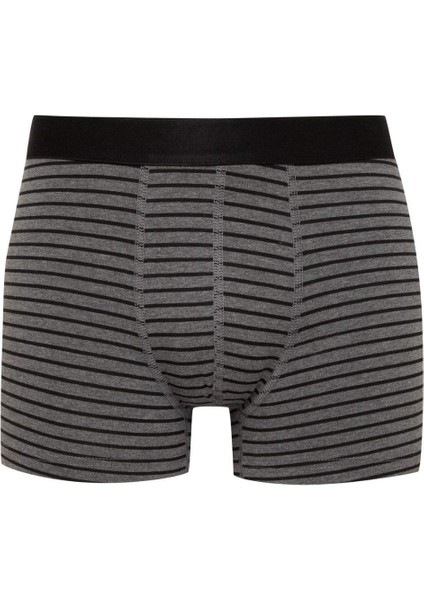 Regular Fit Çizgili 3'lü Boxer