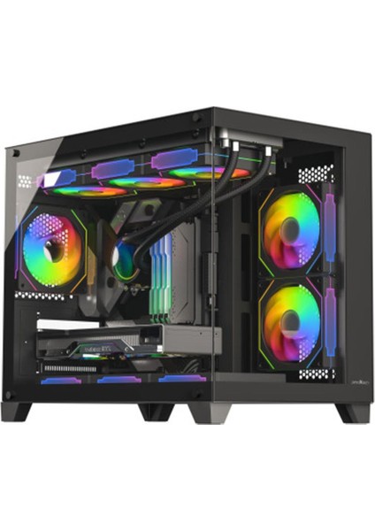 James Donkey Stark S700 650W Siyah Gaming Kasa