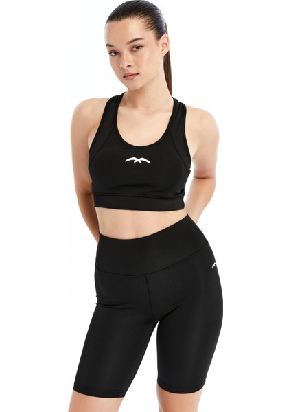 Kadın Crop Şort Takım Baskı Detaylı B2089-D742