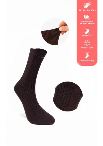 7'li Pamuk Erkek Soket Çorap Seti - Karışık Renkli Düz Çorap indirimleri