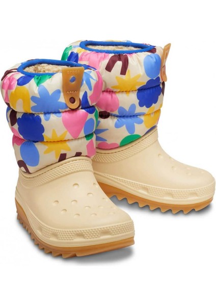 Classic Neopuff Geo Shapes Boot T Çocuk Çizmesi - Bej / Multi modelleri