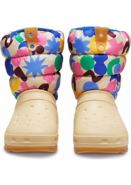 Classic Neopuff Geo Shapes Boot T Çocuk Çizmesi - Bej / Multi fırsatları