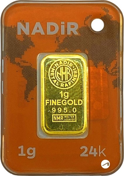 1 gr 24 Ayar Nadirgold Gram Altın (Dikdörtgen)