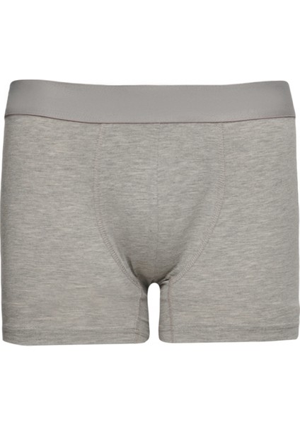 Erkek Gri-lacivert 3lü Pamuklu Esnek Boxer Paketi fiyatları