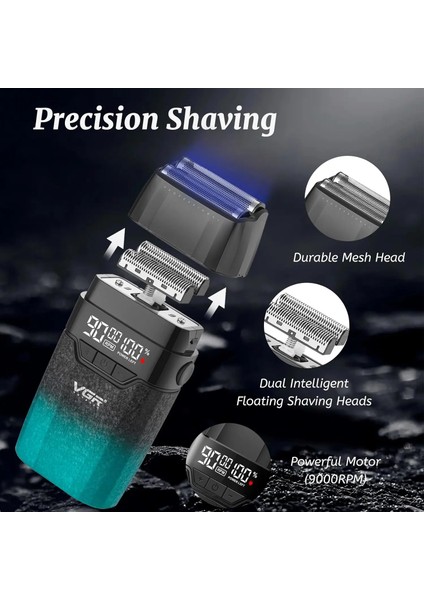 Farissu V-6740S3 Profesyonel Kablosuz Saç ve Sakal Kesme Makinesi – 3 In 1 Tıraş Seti indirimleri