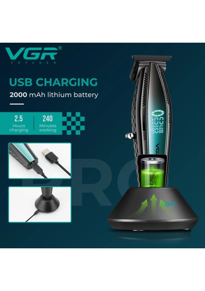 Farissu Vgr V-992 Profesyonel 9000 Rpm Yüksek Hız Metal Gövde Şarjlı Saç ve Sakal Çizim Makinesi modelleri