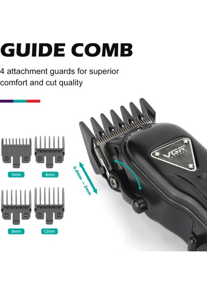 Farissu Vgr V-051 Profesyonel Şarjlı Saç Kesme Makinesi - 300 Dakika Kesintisiz Güç & Seramik Bıçak modelleri