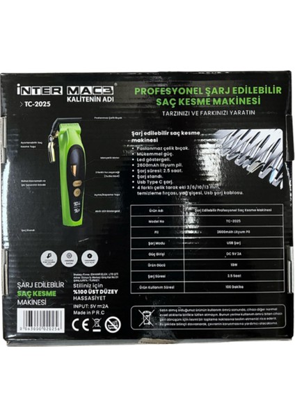 Şarj Edilebilir Saç Kesme Makinesi Tarzını Için %100 Üst Düzey Hassasiyet fırsatları