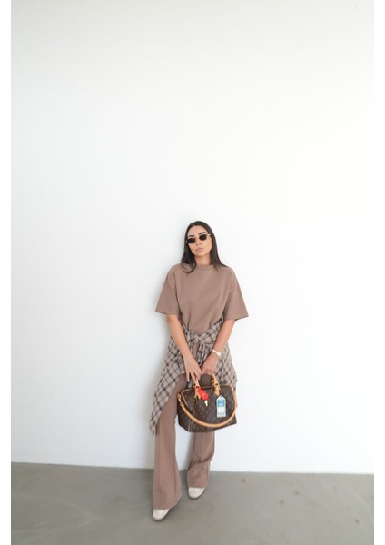 Ispanyol Paça Önden Dikişli Pantolon