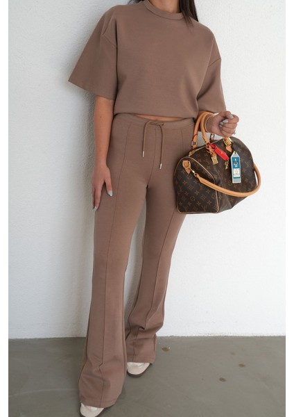 Ispanyol Paça Önden Dikişli Pantolon fırsatları