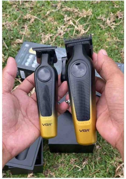 VGR V-196 Saç Kesim V 996 Ense Sakal Sdlc Bıçaklı LED Ekranlı Kablosuz USB Seramik Bıçaklı Profesyonel Berber fiyatları