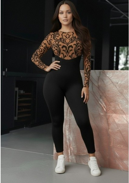 Ozgn Kadın Siyah Krep Kumaş Pantolon modelleri