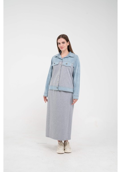 Kot Detaylı Ikili Takım K1723