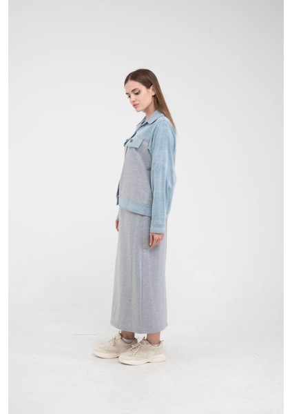 Kot Detaylı Ikili Takım K1723 modelleri