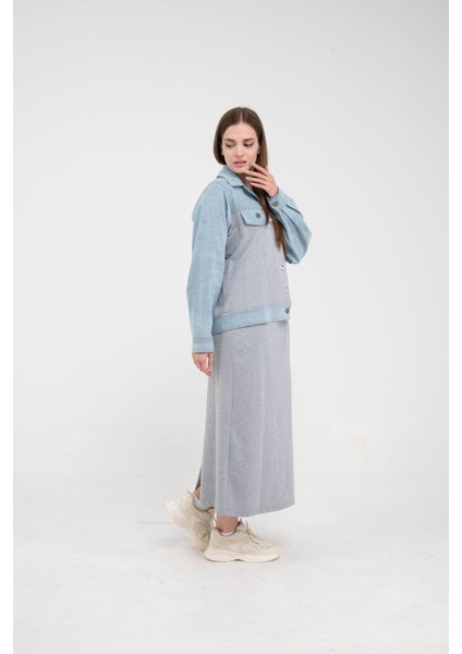 Kot Detaylı Ikili Takım K1723 indirimleri