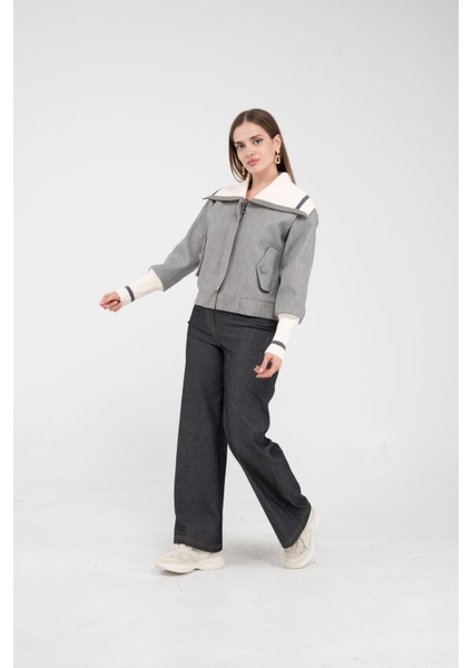 Oversize Fermuarlı Sweat Ceket K1720 modelleri