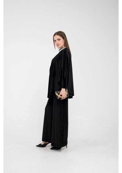 Taş Detaylı Kadife Takım K8048 indirimleri