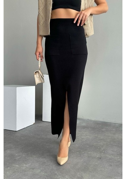 Ozgn Cepli Etek - Siyah