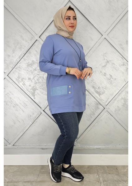 Kadın Kombin Detaylı Tesettür Tunik