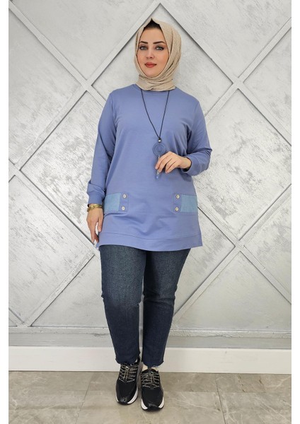 Kadın Kombin Detaylı Tesettür Tunik modelleri