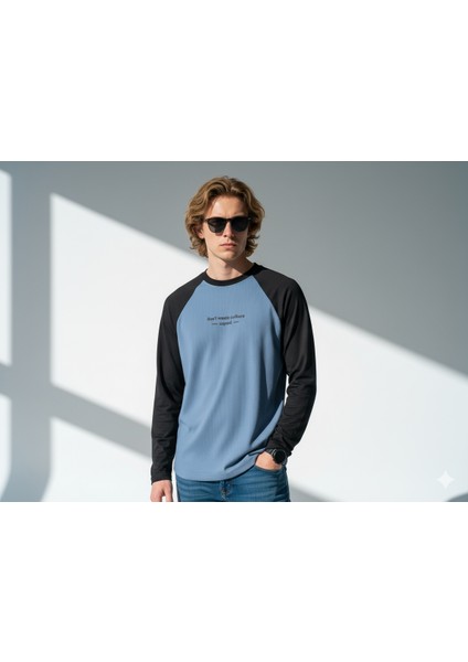 Erkek Relax Fit Rahat Kesim Pamuklu Yumuşak Dokulu Bisiklet Yaka Sweatshirt