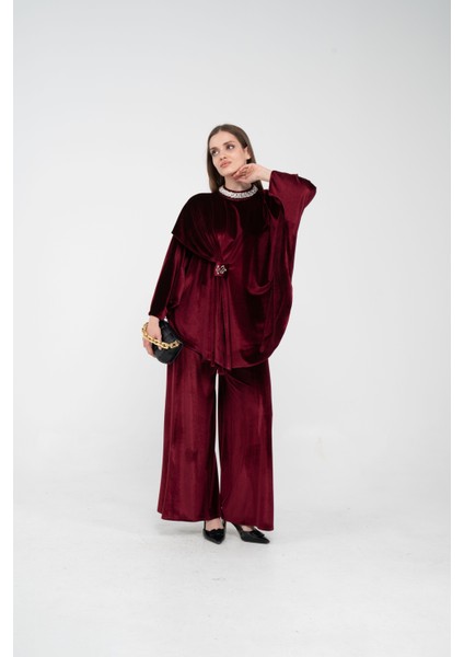 Taş Detaylı Kadife Takım K8048 fiyatları